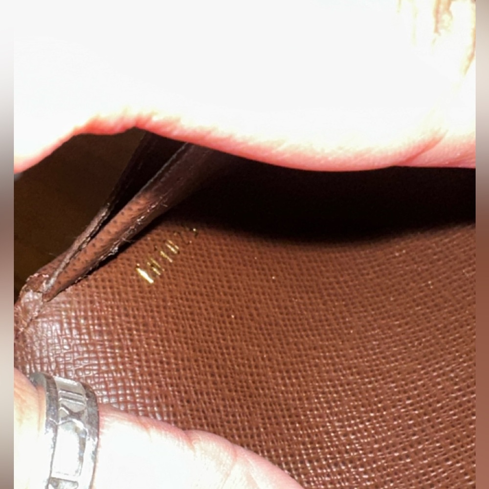 Louis Vuitton Mini Lin Monogram Long Wallet / Clutch Organizer with a Dust bag - Picture 13 of 14